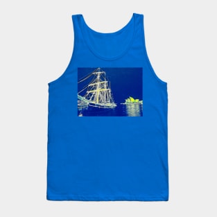 Two Tall Ships in Sydney Harbour Tank Top